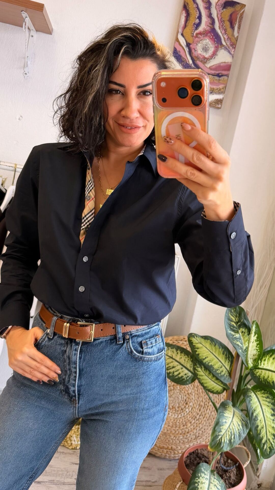 LACİVERT GÖMLEK