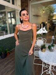 HAKİ TENSEL KOT EBİSE